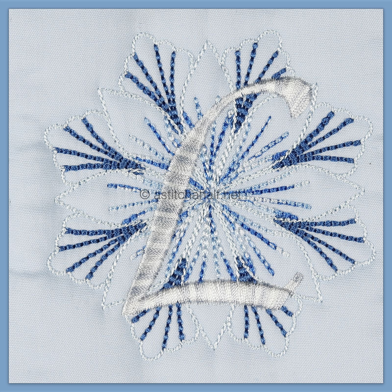 Frost and Frozen Monogram Letter L