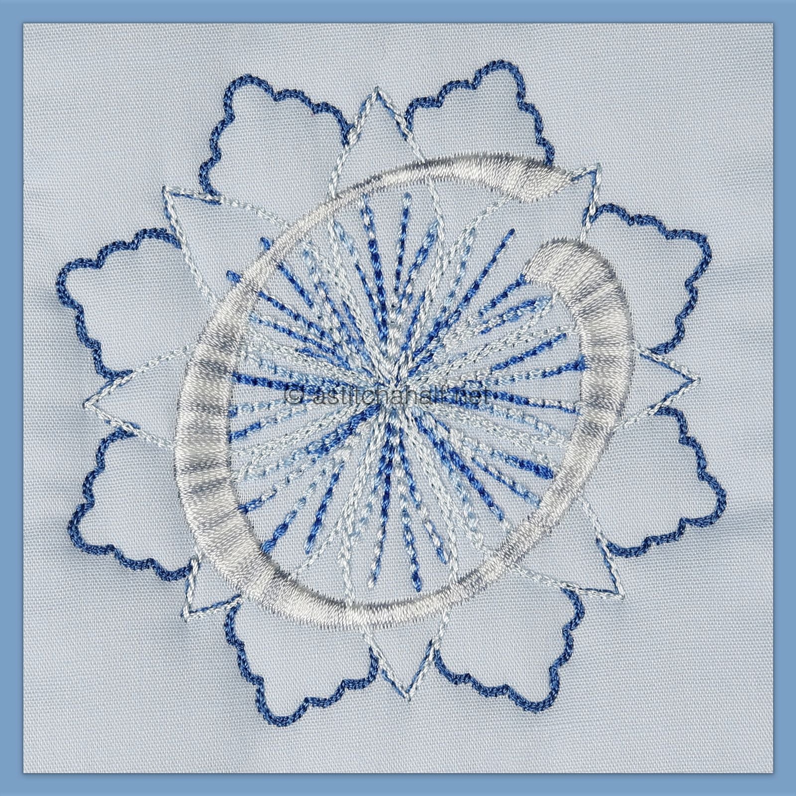 Frost and Frozen Monogram Letter O