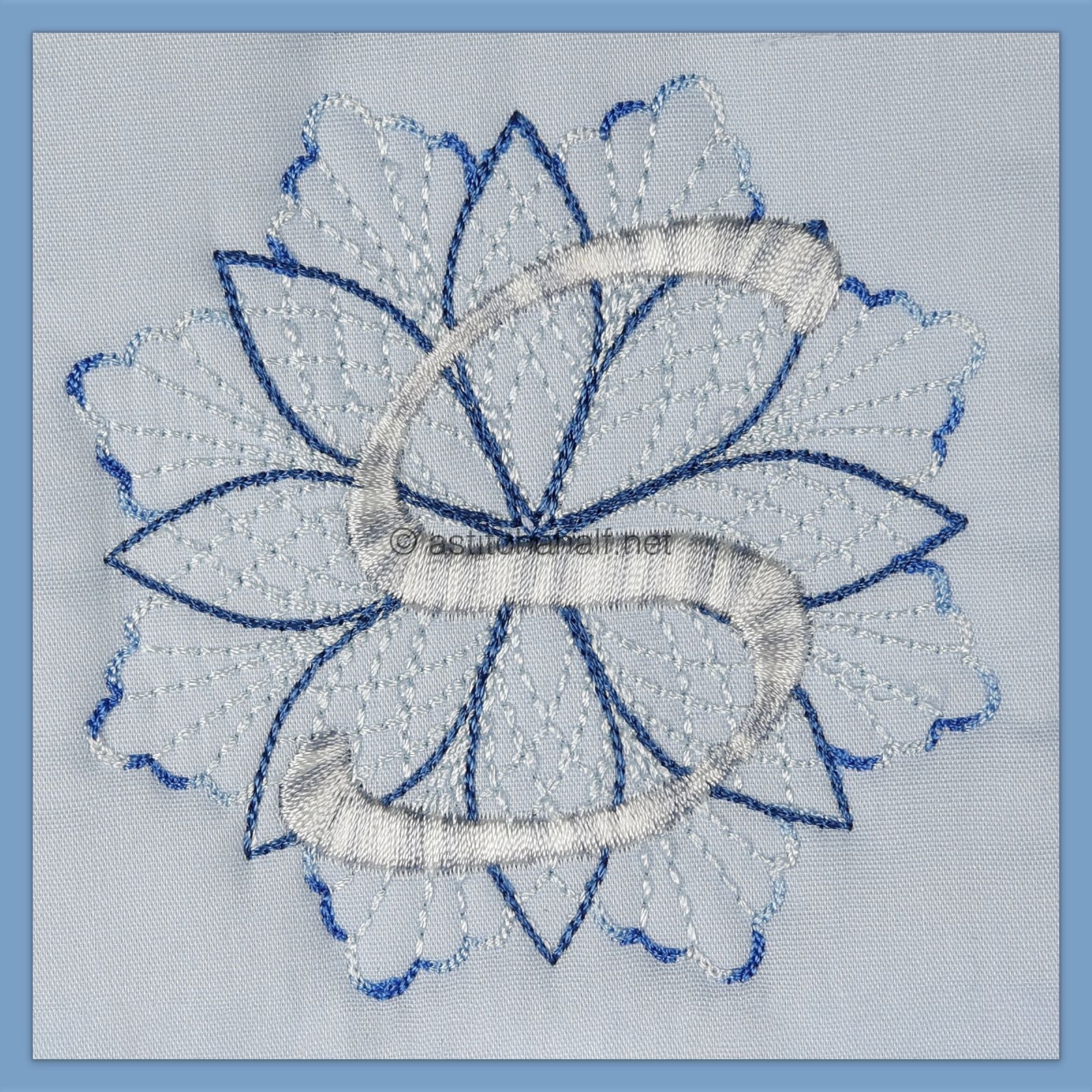 Frost and Frozen Monogram Letter S