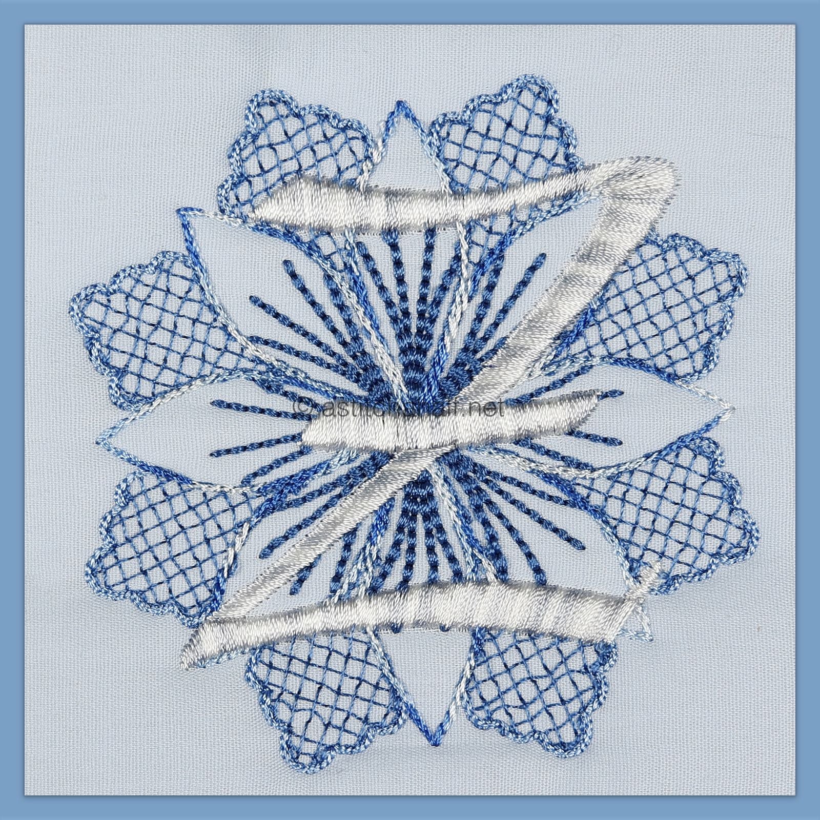 Frost and Frozen Monogram Letter Z