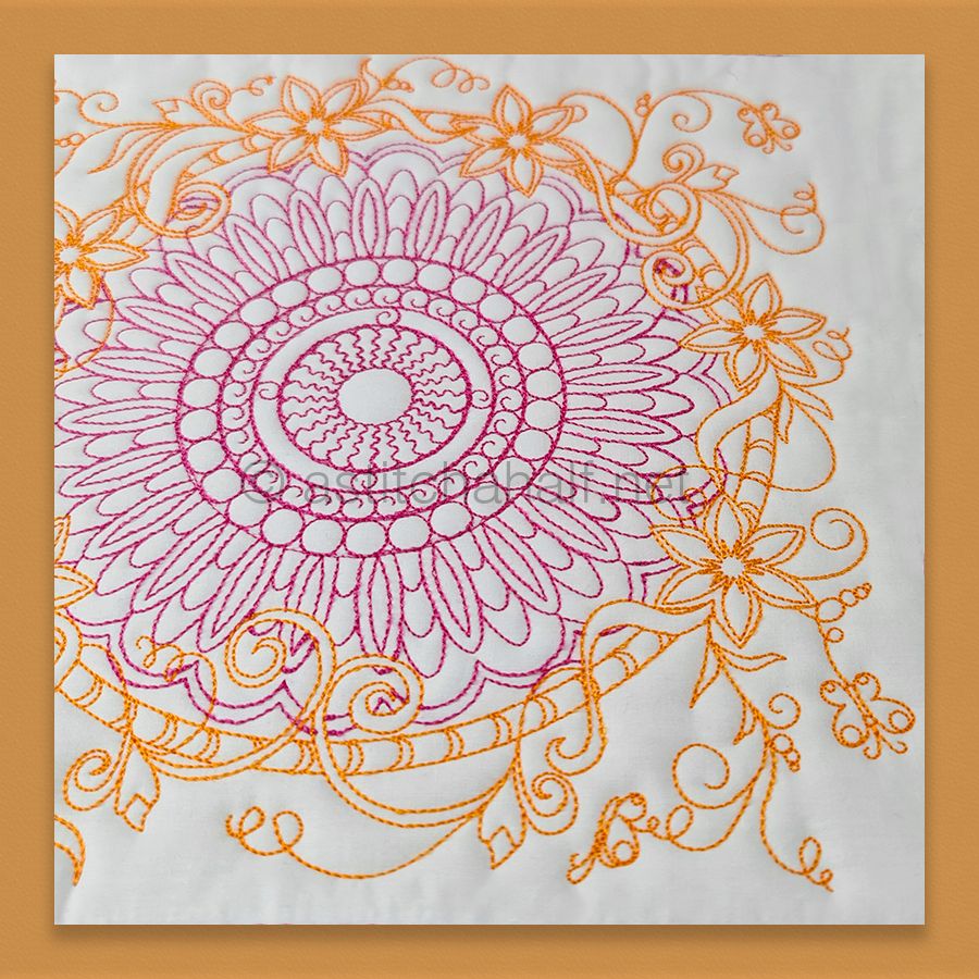 Floral Vine Mandala Combo