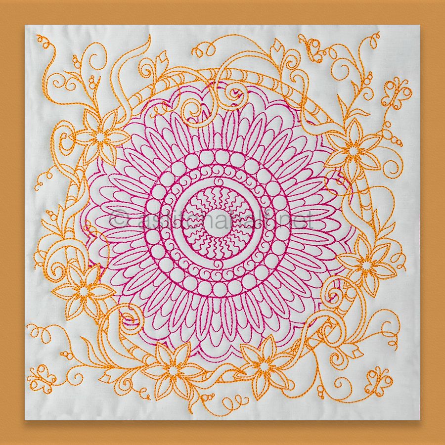 Floral Vine Mandala Combo