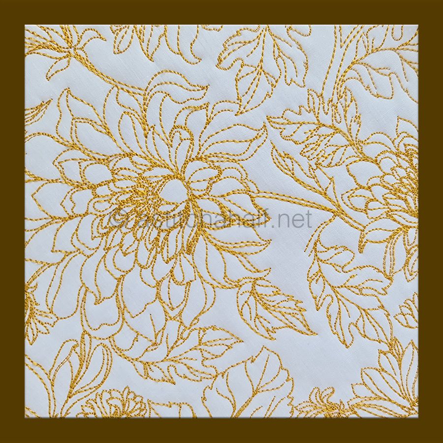 Seamless Chrysanthemums Combo