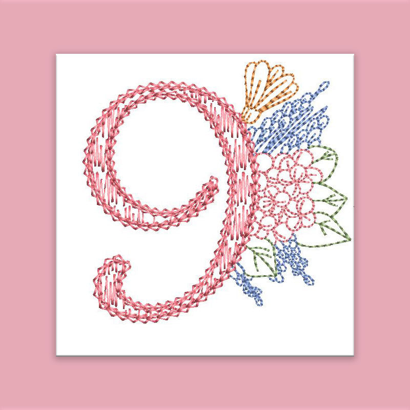 Spruce Monogram Number 9