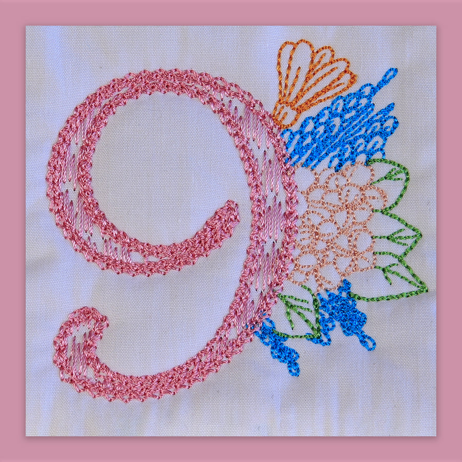 Spruce Monogram Number 9