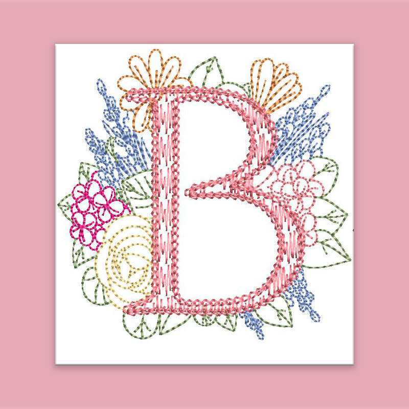 Spruce Monogram Letter B