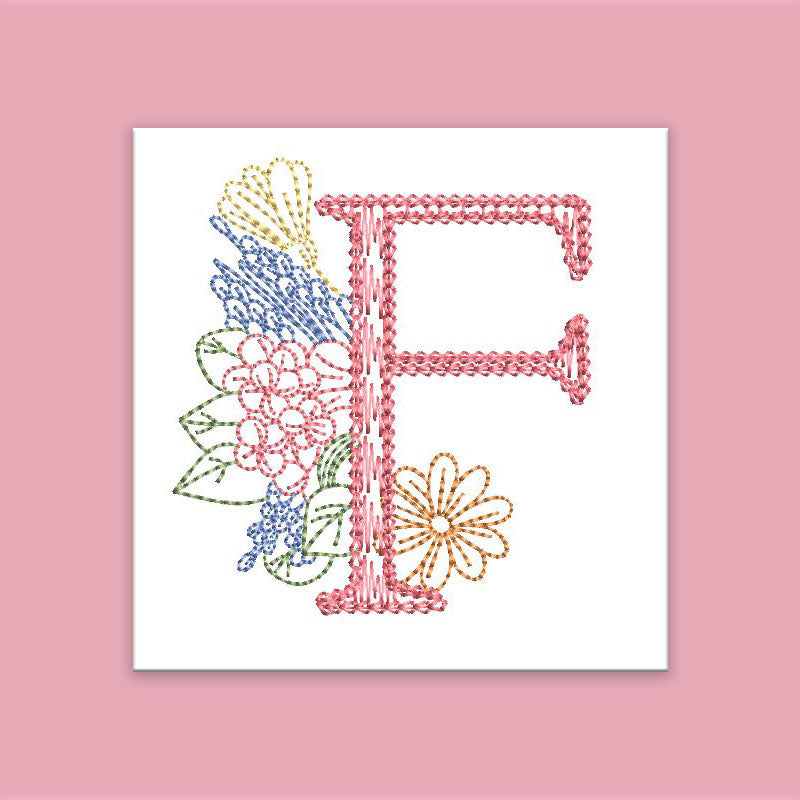 Spruce Monogram Letter F