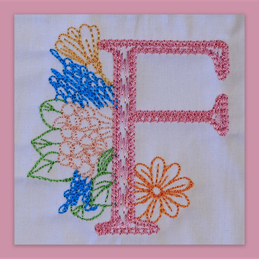 Spruce Monogram Letter F