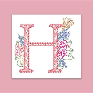 Spruce Monogram Letter H