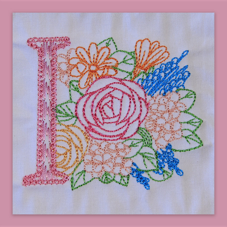 Spruce Monogram Letter I