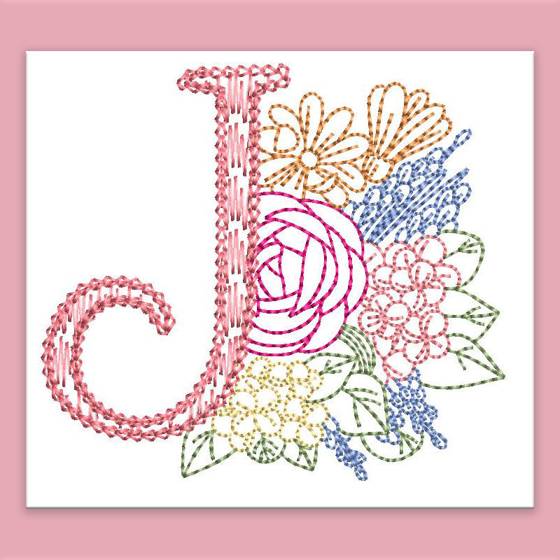 Spruce Monogram Letter J