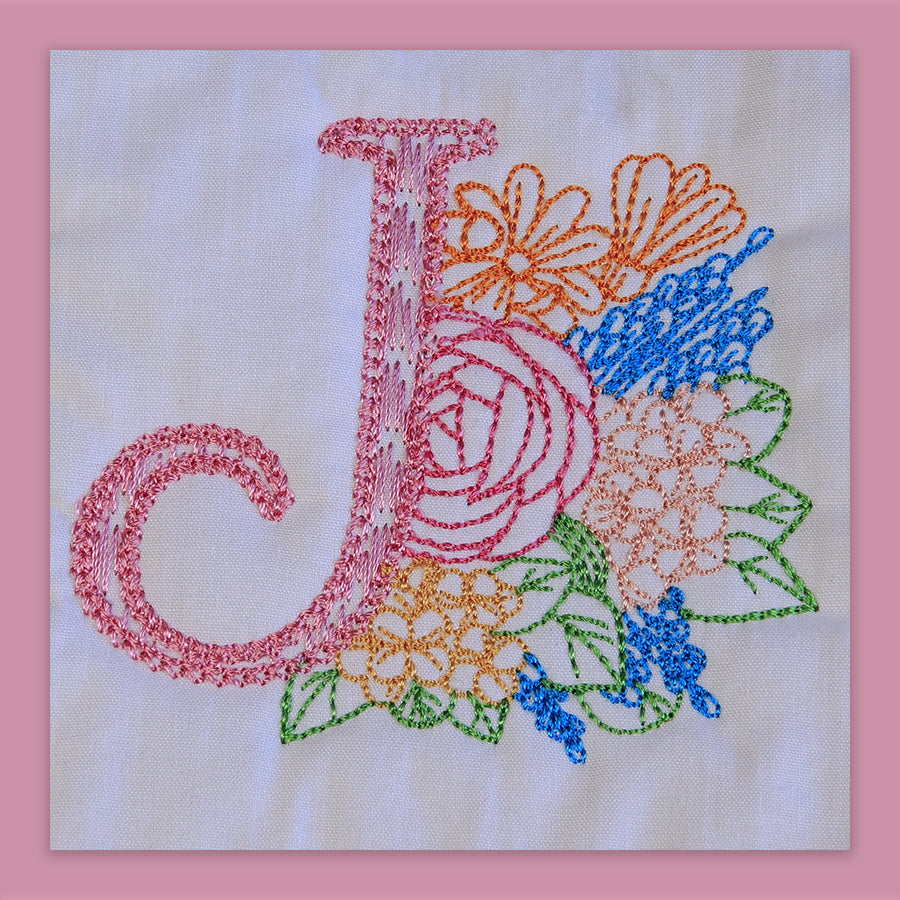 Spruce Monogram Letter J