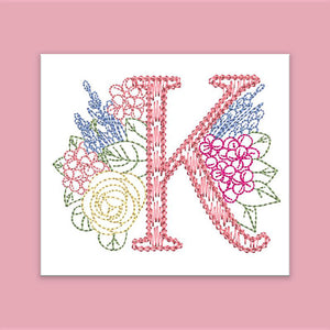 Spruce Monogram Letter K