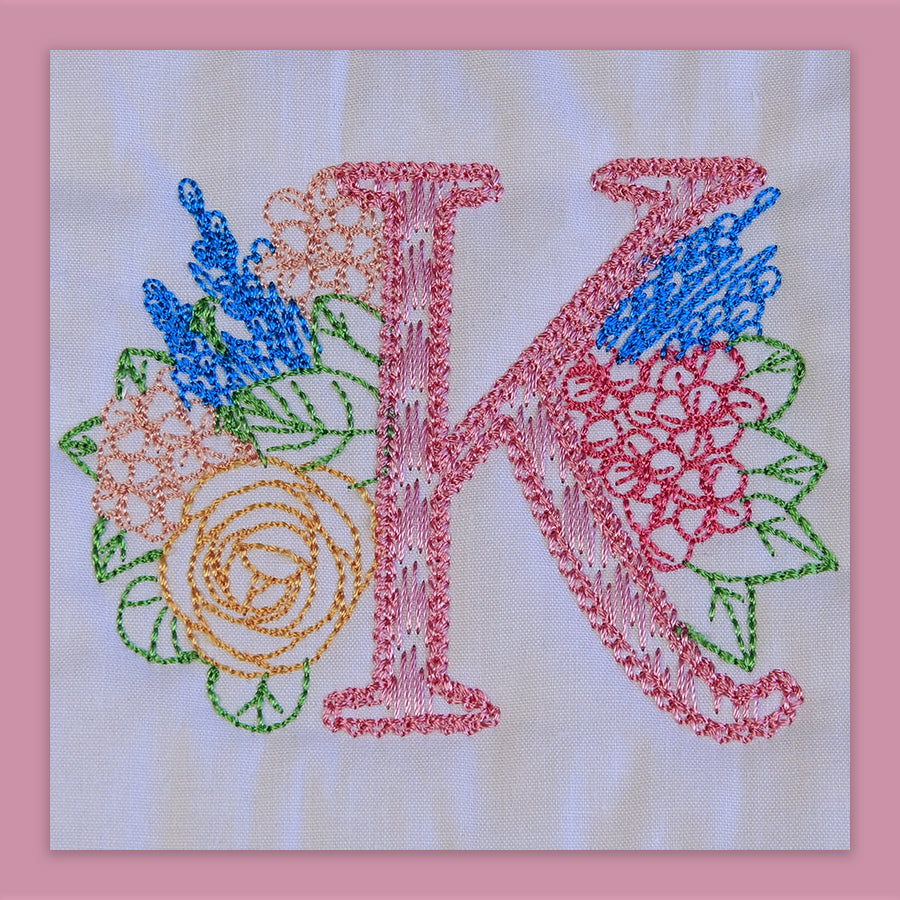 Spruce Monogram Letter K