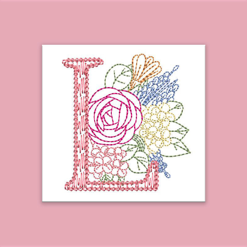 Spruce Monogram Letter L