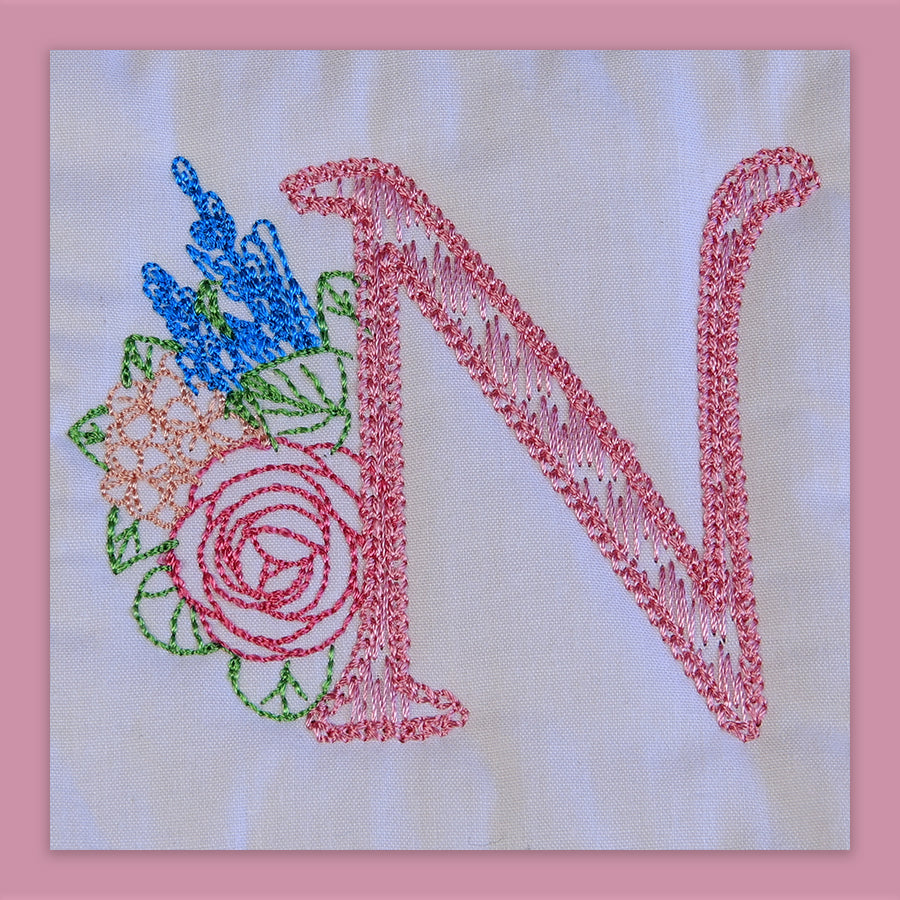 Spruce Monogram Letter N
