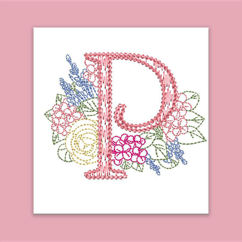 Spruce Monogram Letter P