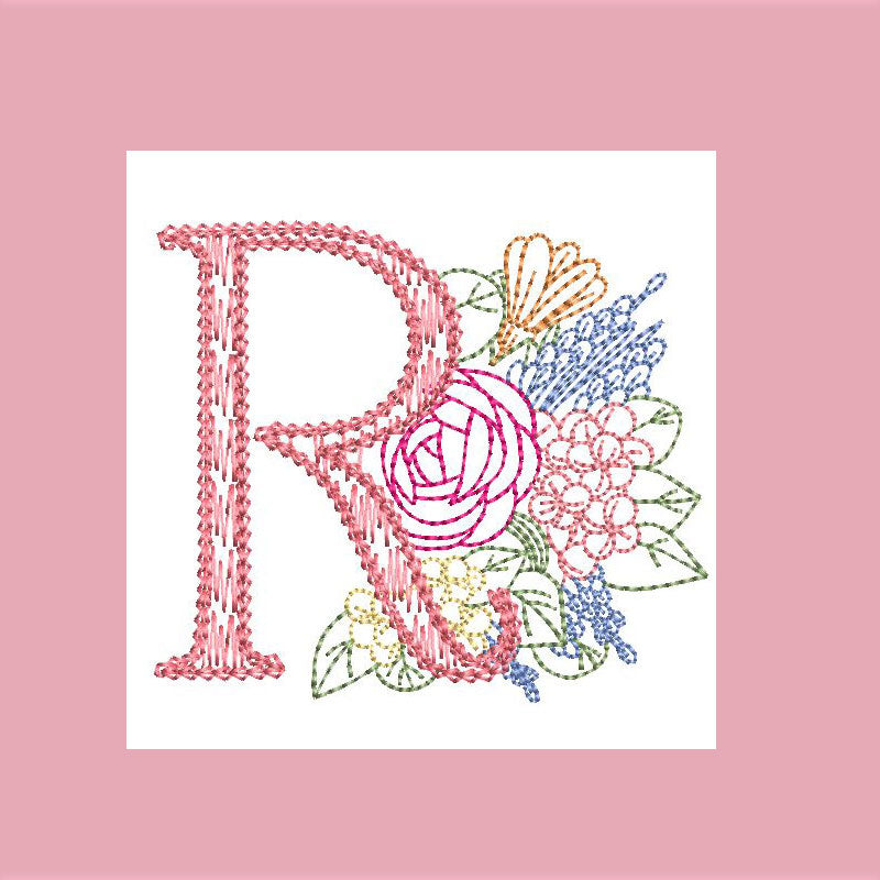 Spruce Monogram Letter R