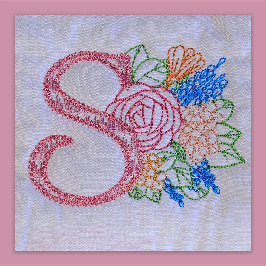 Spruce Monogram Letter S