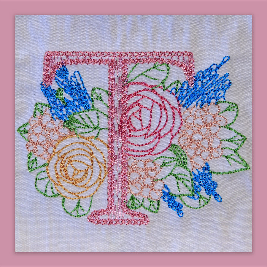 Spruce Monogram Letter T