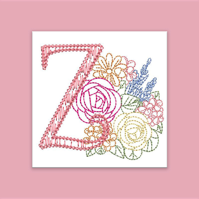 Spruce Monogram Letter Z