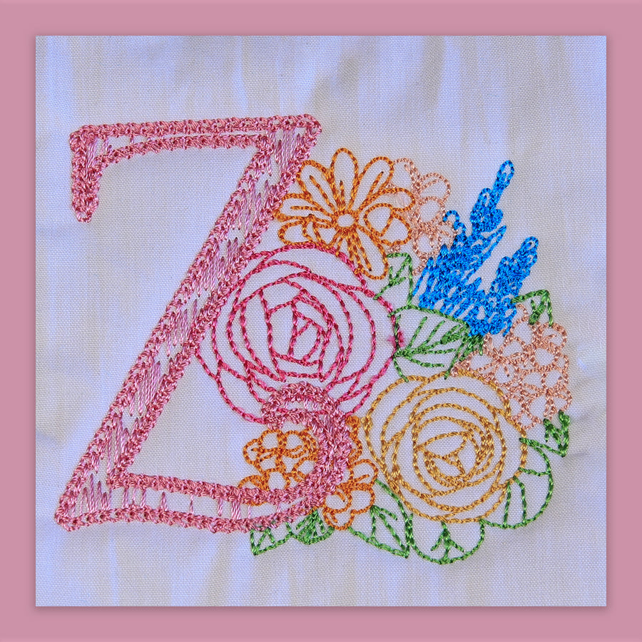 Spruce Monogram Letter Z