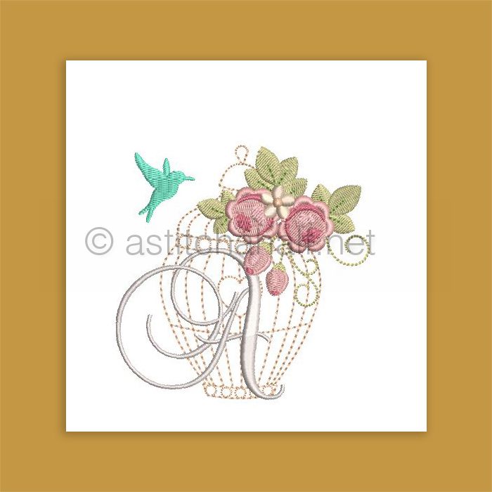 Aviary Atelier Monogram Letter A