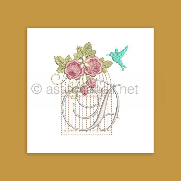 Aviary Atelier Monogram Letter D