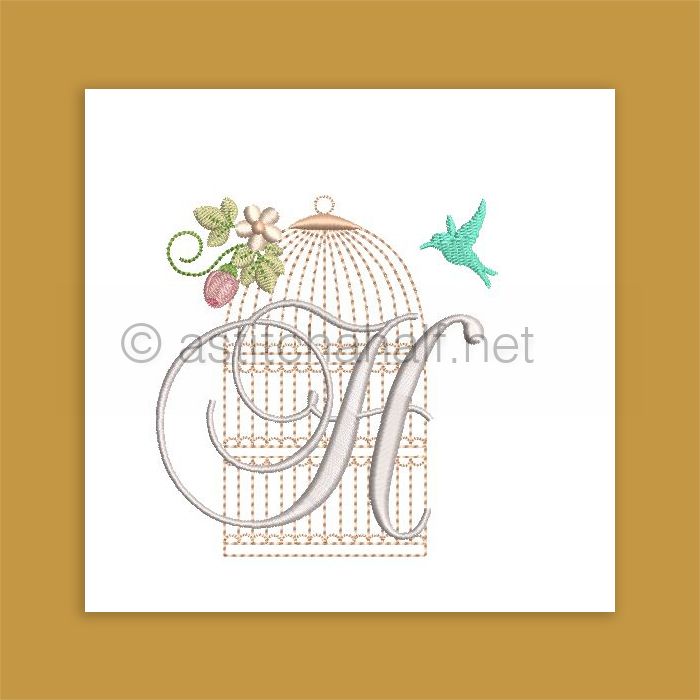 Aviary Atelier Monogram Letter H