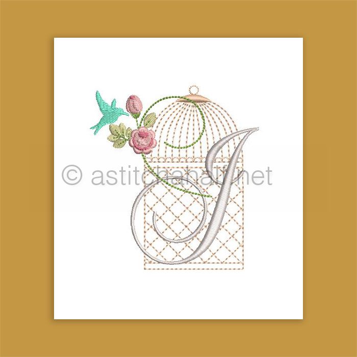 Aviary Atelier Monogram Letter J