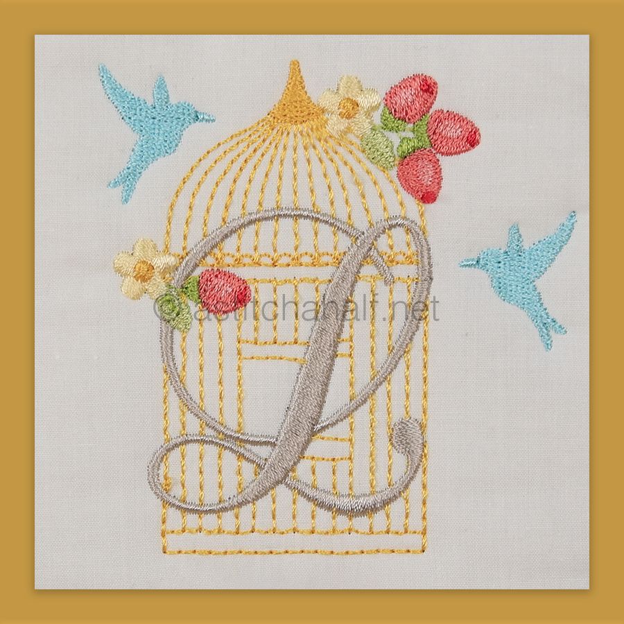 Aviary Atelier Monogram Letter L