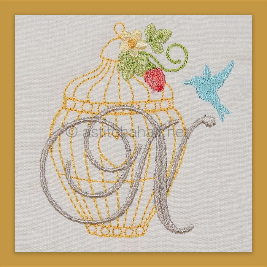 Aviary Atelier Monogram Letter N