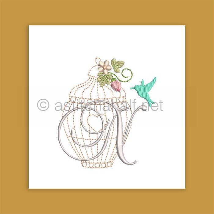 Aviary Atelier Monogram Letter N