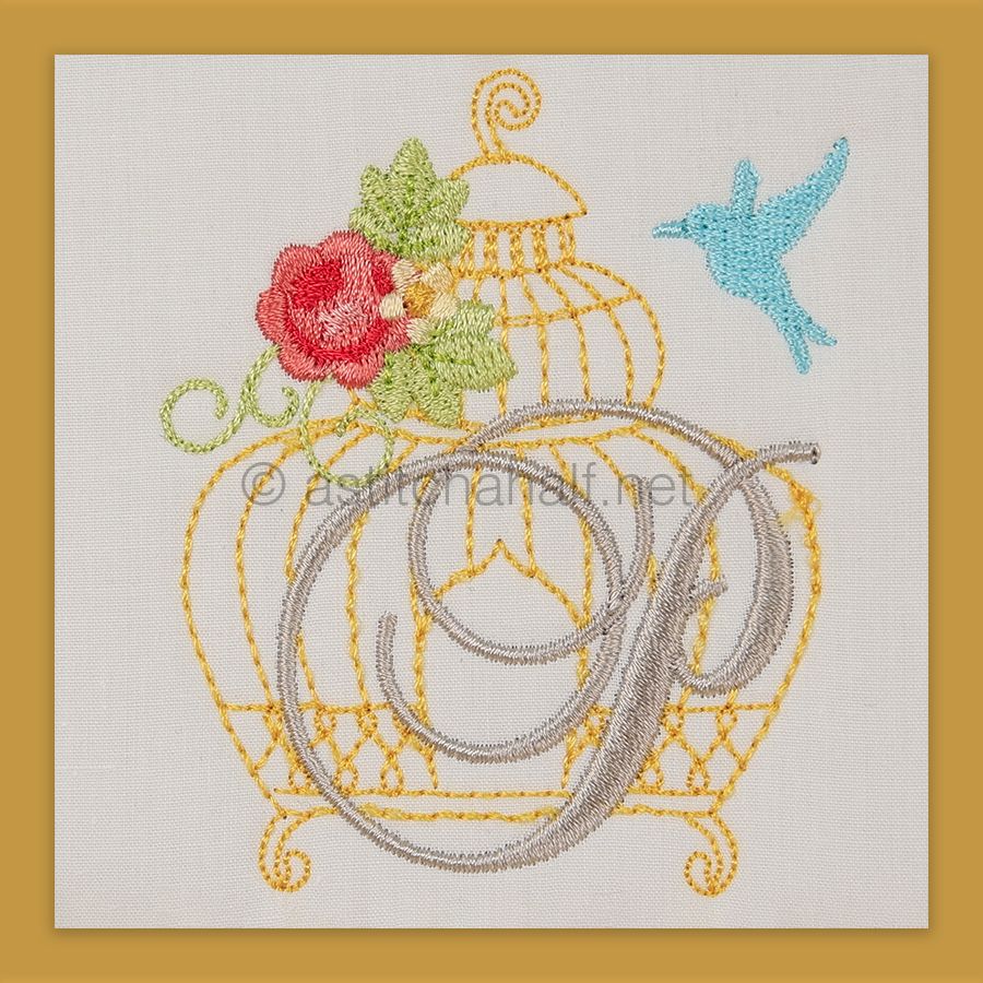 Aviary Atelier Monogram Letter P