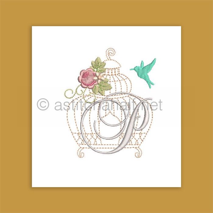 Aviary Atelier Monogram Letter P