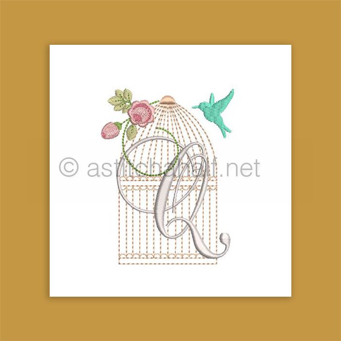 Aviary Atelier Monogram Letter Q