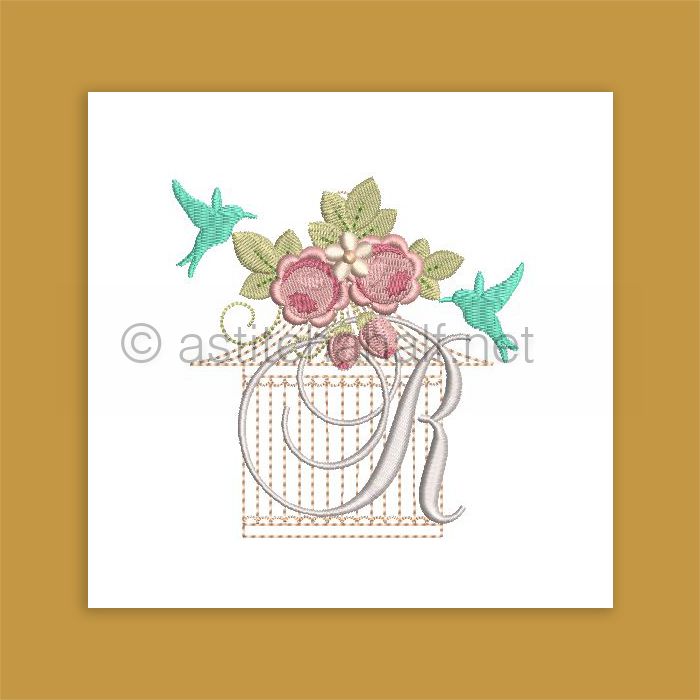 Aviary Atelier Monogram Letter R