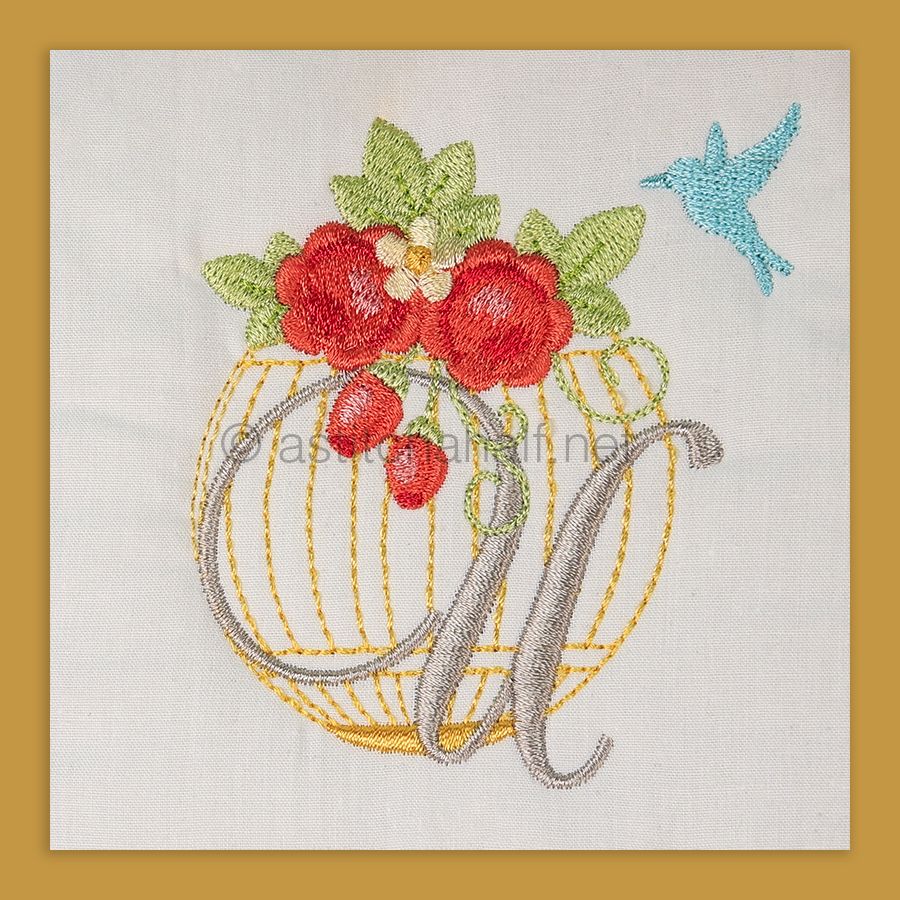 Aviary Atelier Monogram Letter U