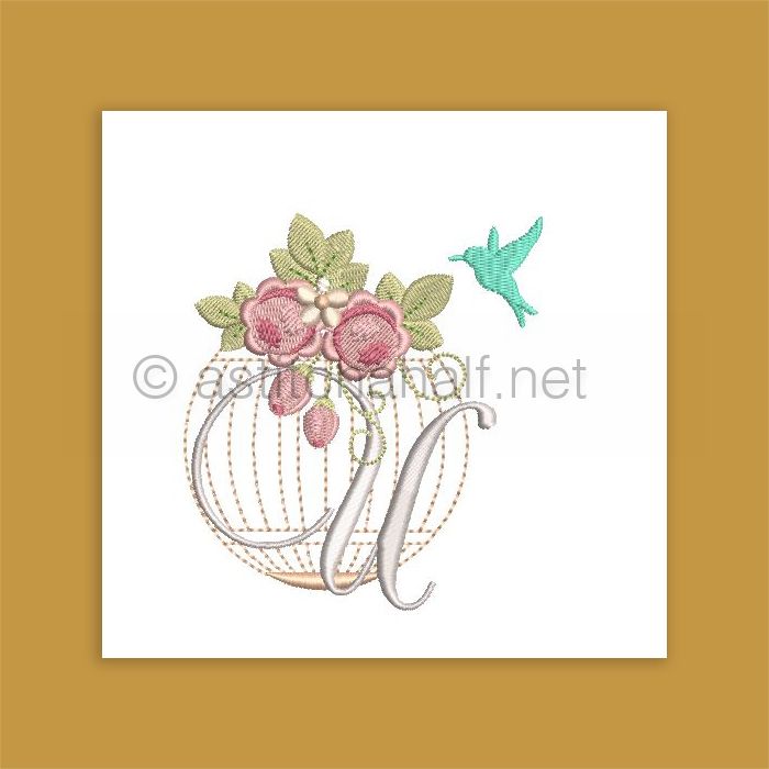 Aviary Atelier Monogram Letter U