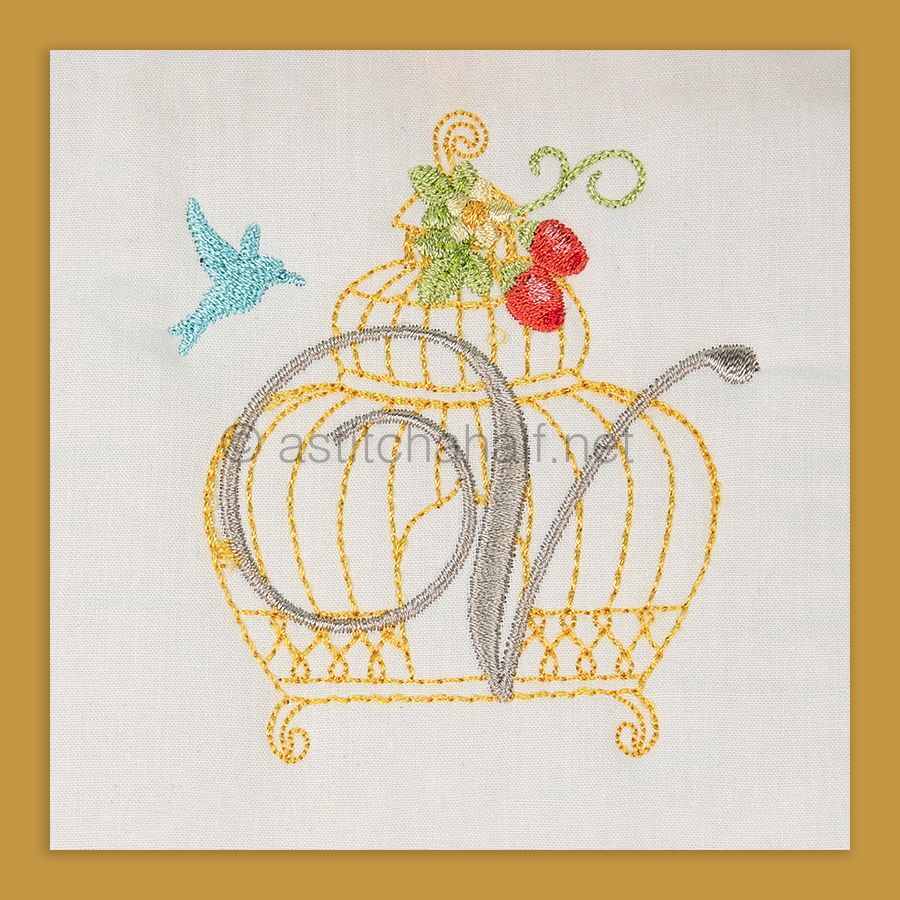 Aviary Atelier Monogram Letter V