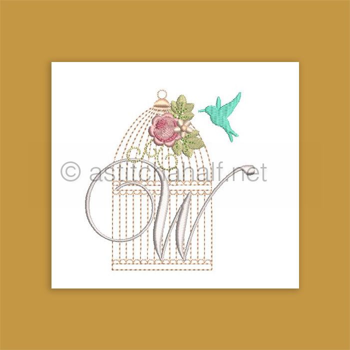 Aviary Atelier Monogram Letter W