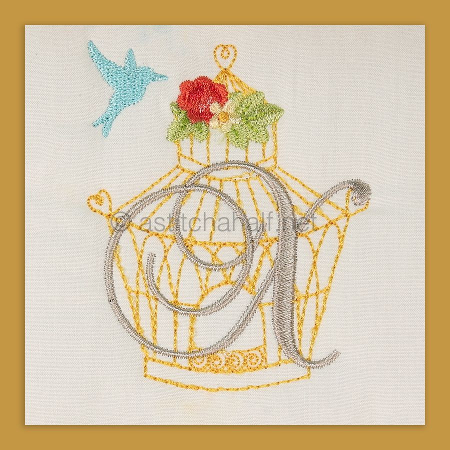 Aviary Atelier Monogram Letter X