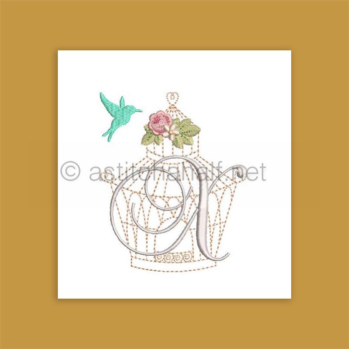 Aviary Atelier Monogram Letter X