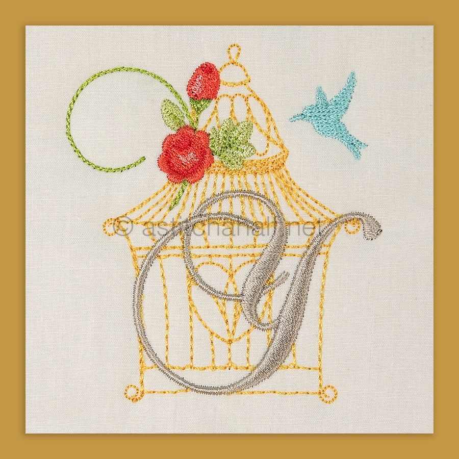 Aviary Atelier Monogram Letter Y