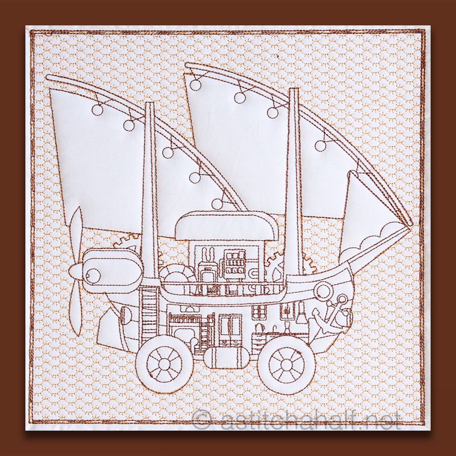 Jules Verne Inspired Airship Combo