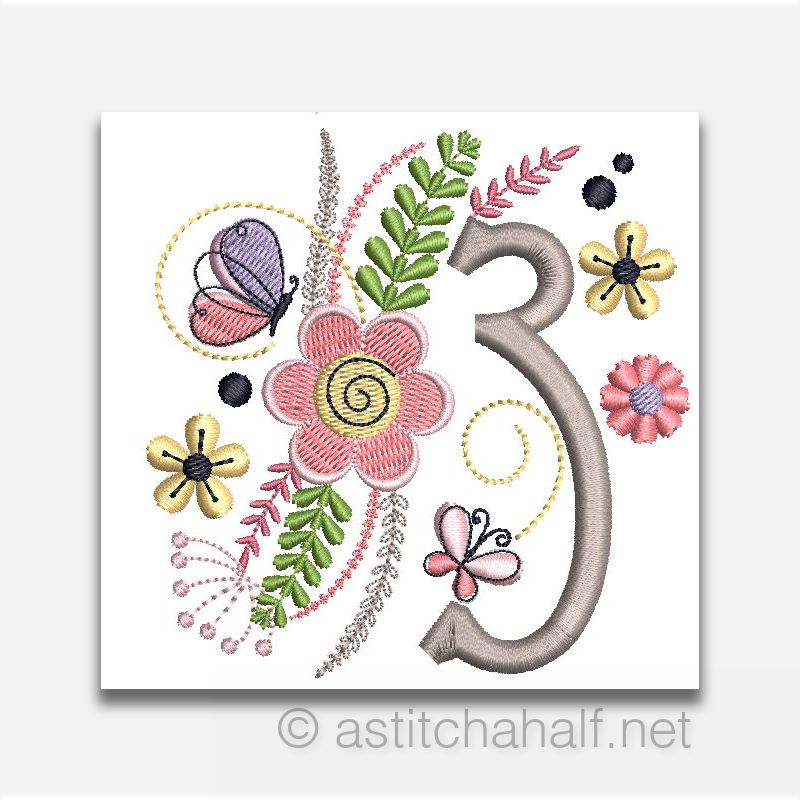 In The Garden Monogram Number 3
