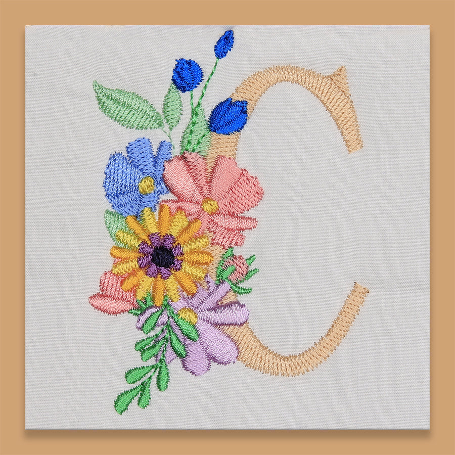 Equinox Garden Monogram Letter C