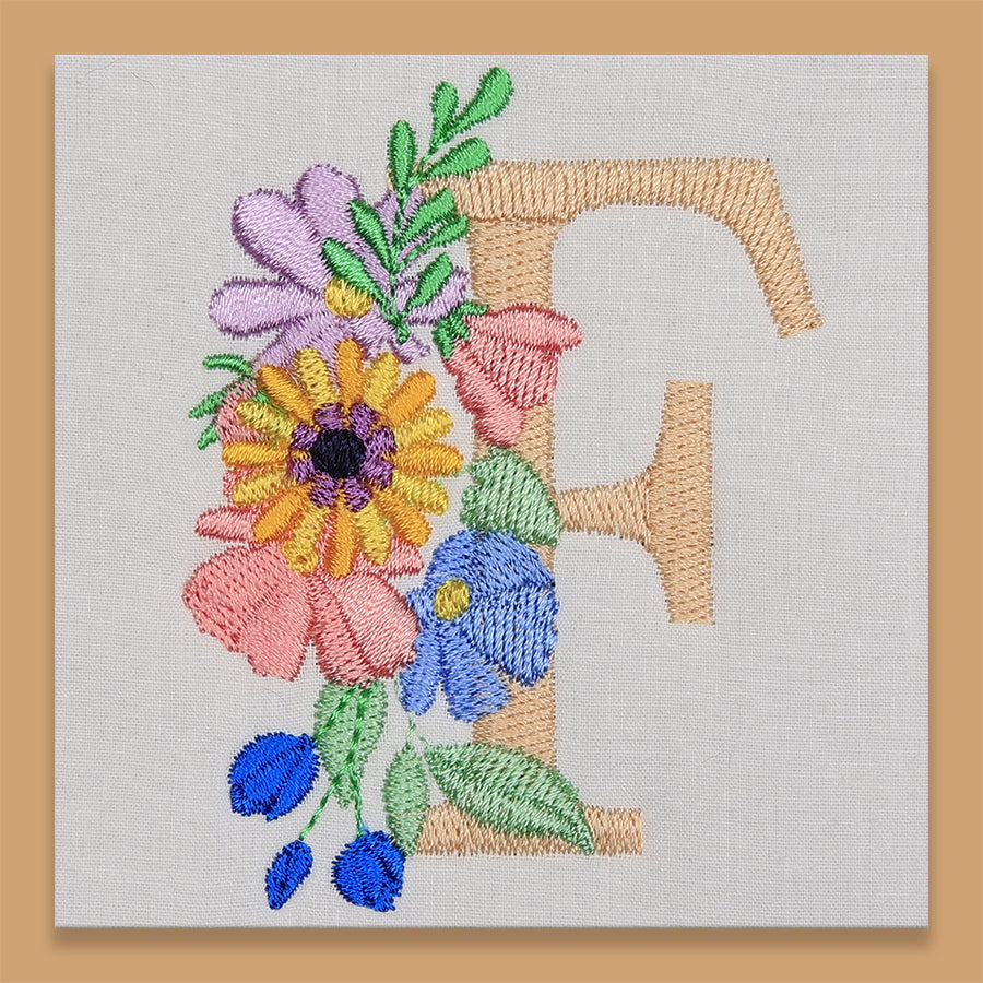 Equinox Garden Monogram Letter F