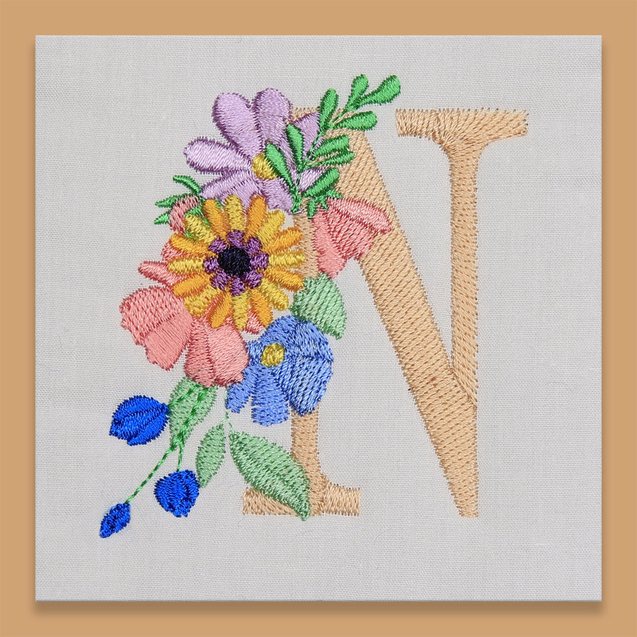 Equinox Garden Monogram Letter N