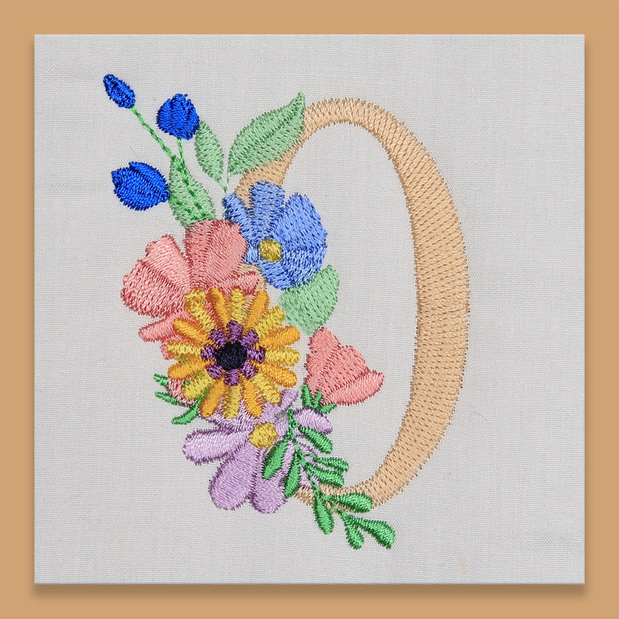 Equinox Garden Monogram Letter O